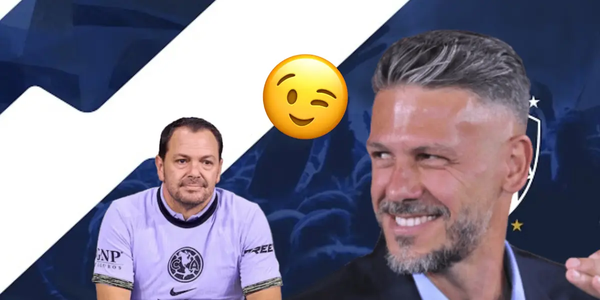 Martín Demichelis y Santiago Baños/Foto Rayados.