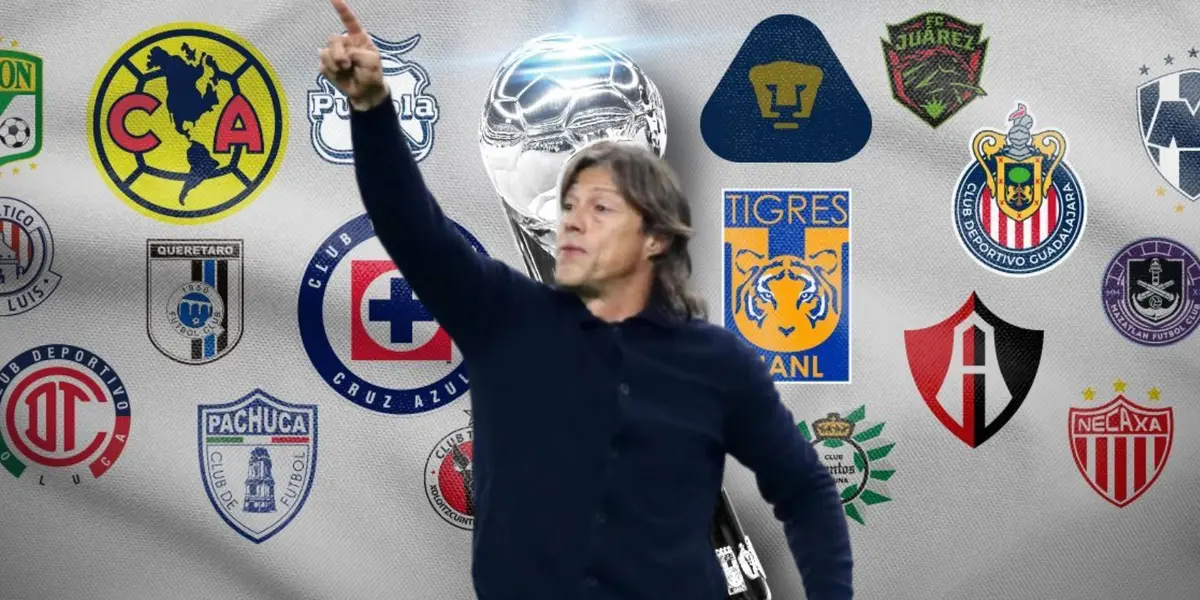 Matías Almeyda junto a equipos de la Liga MX / TV AZTECA