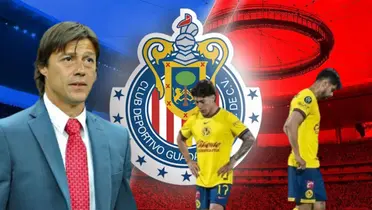 Matías Almeyda junto a jugadores del América / FOTO MILENIO