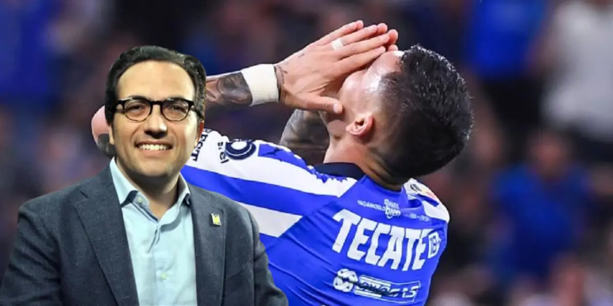 Mauricio Culebro junto a jugador de Rayados / FOTO Juan Flores