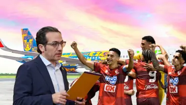 Mauricio Culebro y jugadores del Real Estelí/ Foto El Economista.