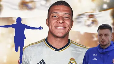 Mbappé con la camiseta del Real Madrid. Foto: Real Madrid Enterteiment