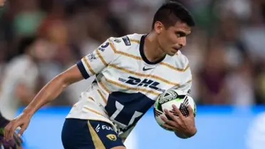 Memo Martínez en partido con Pumas. Foto: Periódico AM