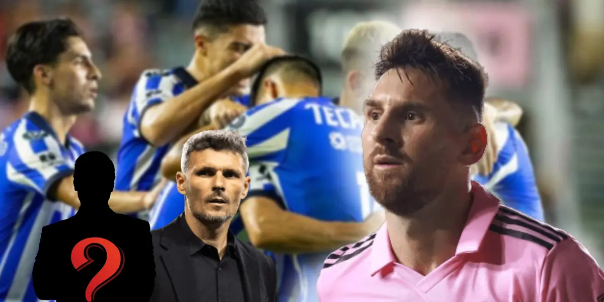Messi encaró al DT de Rayados de Monterrey.