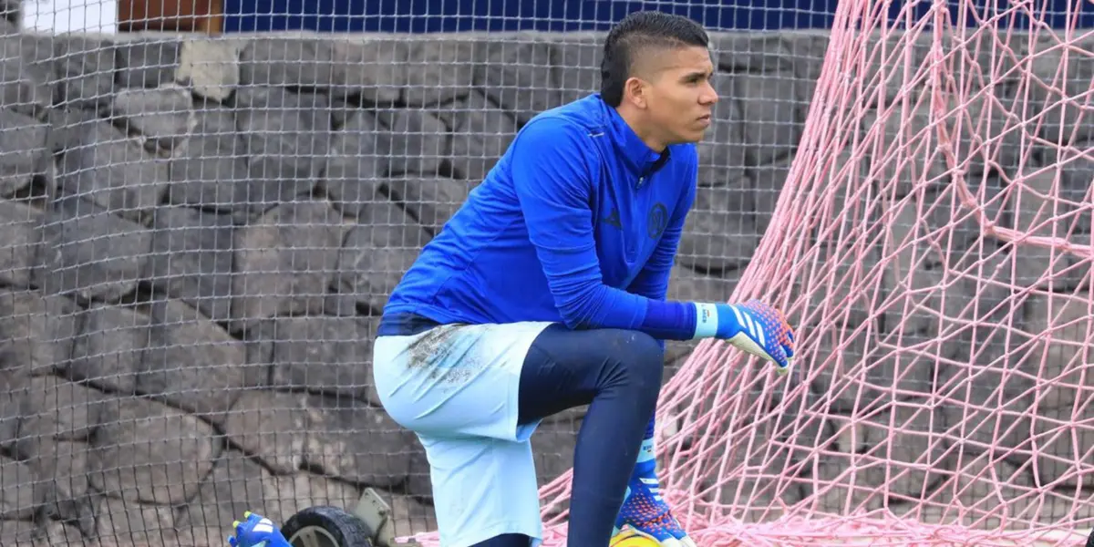 Mier en entreno. Foto: Cruz Azul