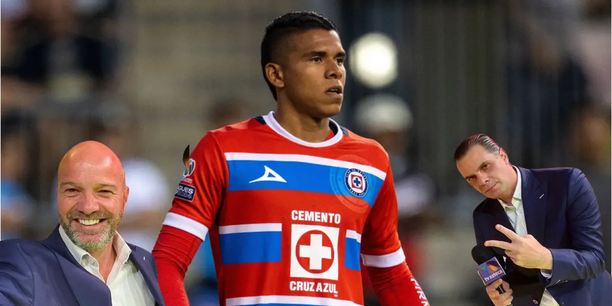 Mier en partido con Cruz Azul. Foto: Transfermarkt