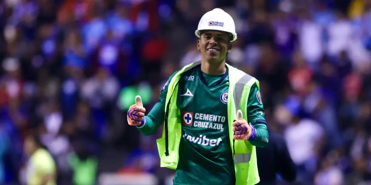 Mier festejando. Foto: Cruz Azul