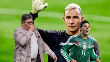 Miguel Herrera, Carlos Vela y Keylor Navas/Foto Satélite Deportivo.