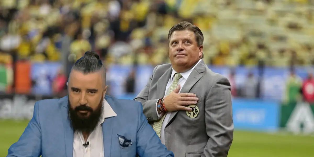 Miguel Herrera de fondo y Álvaro Morales/ Foto Los Ángeles Times.
