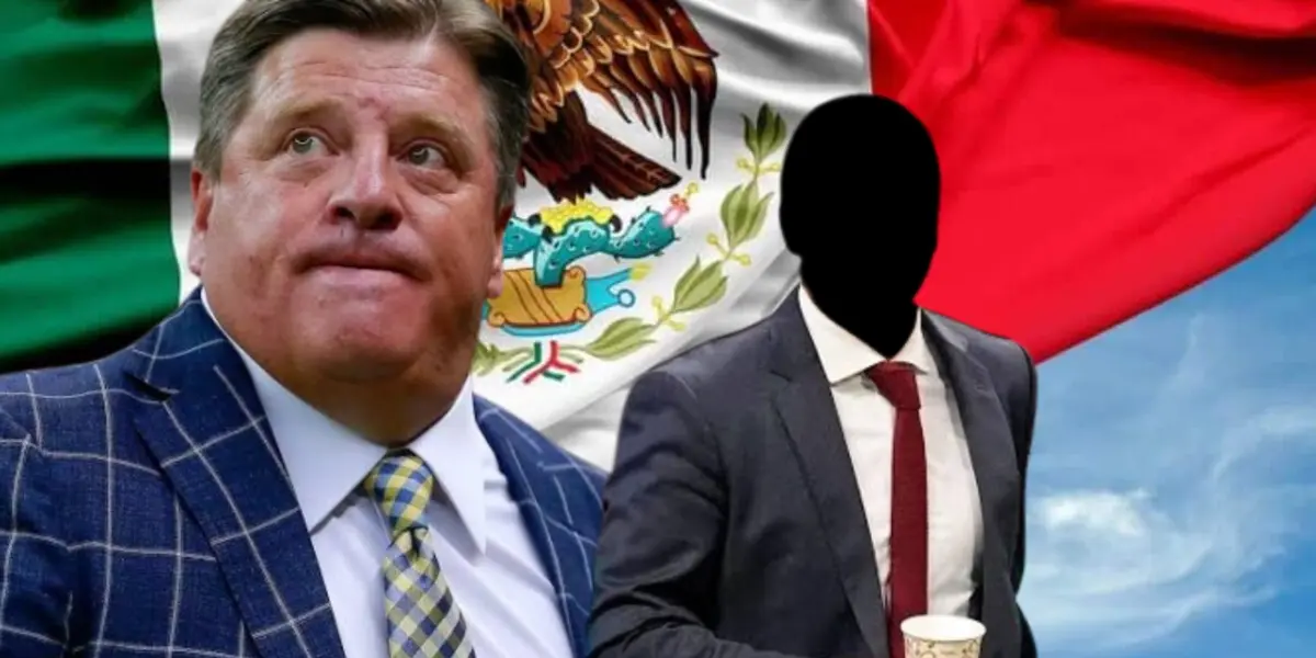 Miguel Herrera junto a entrenador incógnito / FOTO GETTY IMAGES