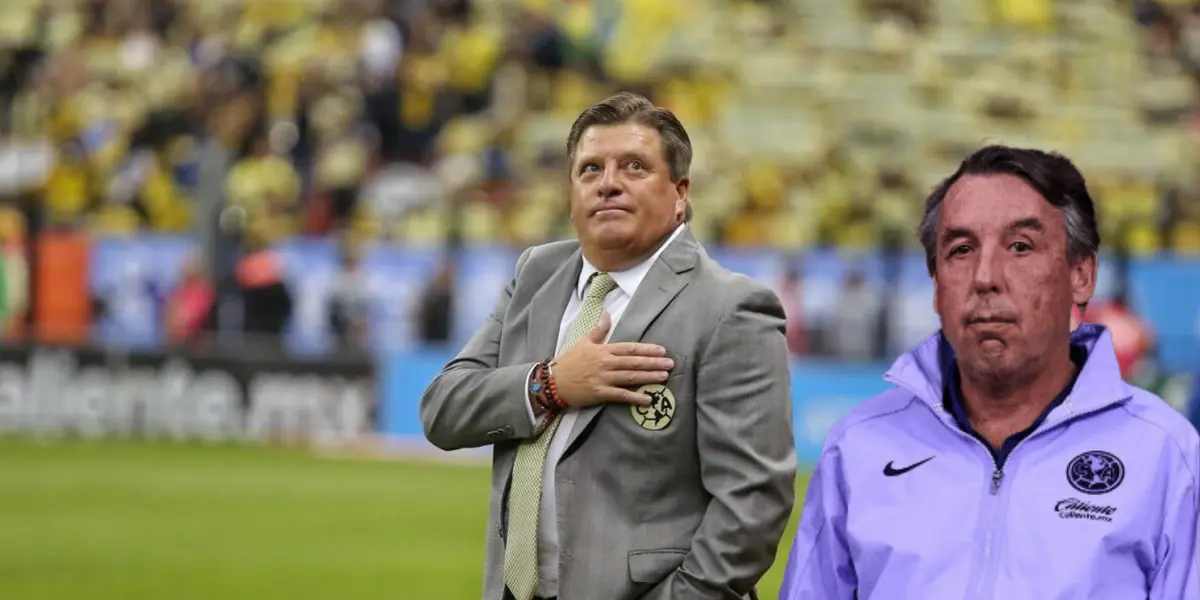 Miguel Herrera y Emilio Azcárraga/Foto Los Ángeles Times.