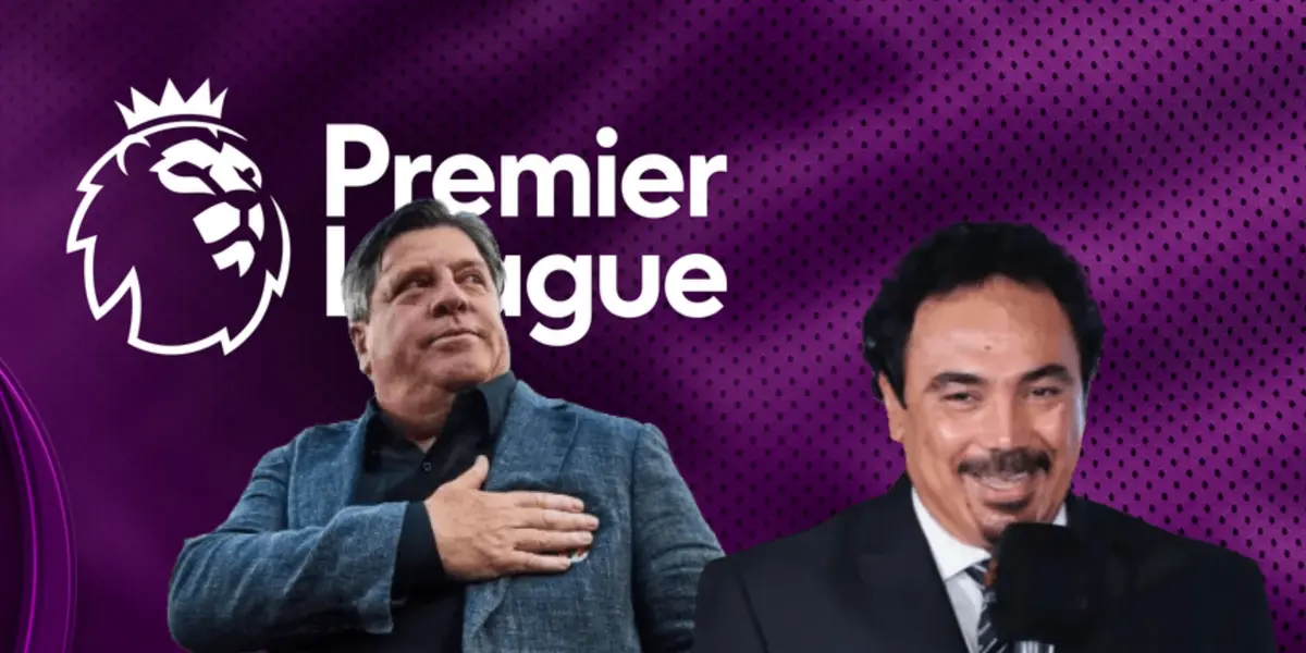 Miguel Herrera y Hugo Sánchez con micrófono/Foto TV insider.