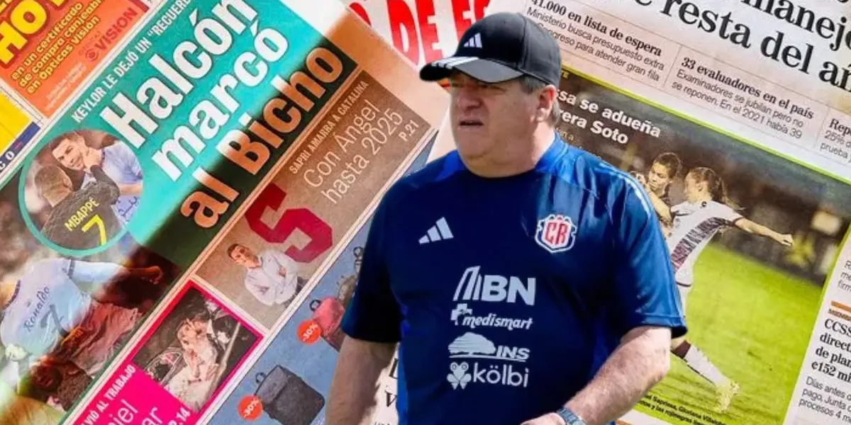Miguel Herrera y prensa costarricense/Foto El Mundo CR.