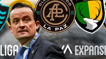 Mikel Arriola junto a equipos de la Liga de Expansión / FOTO MEDIOTIEMPO