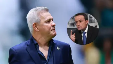 Mikel Arriola y Javier Aguirre/Foto Getty Images.