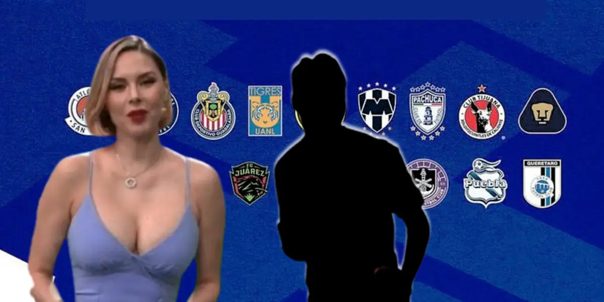 Miroslava Montemayor junto a futbolista incógnito / FOTO MILENIO