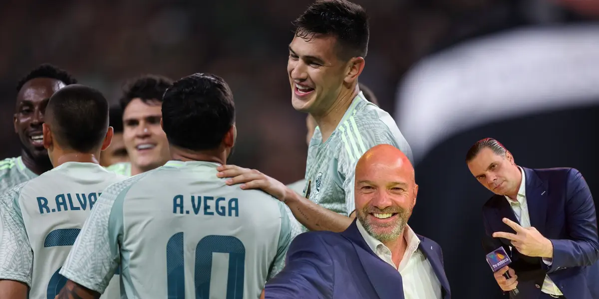 Montes celebrando gol. Foto: Selección Mexicana