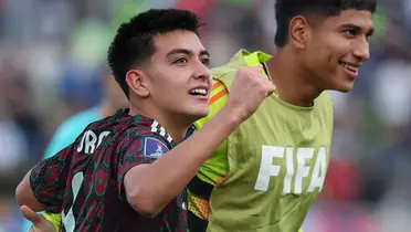 Mora celebrando. Foto: Selección Mexicana