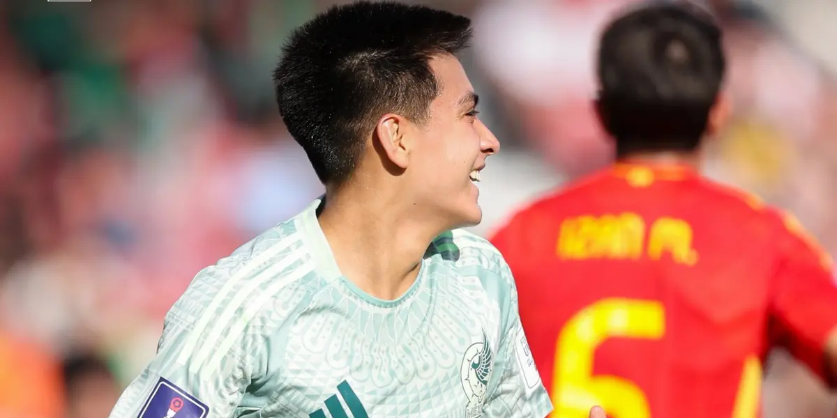 Mora en partido. Foto: Selección Mexicana