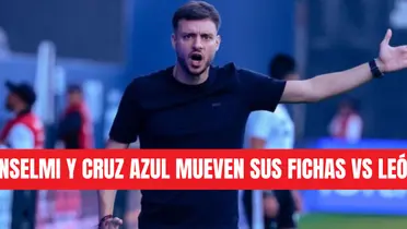 Nadie lo vio venir y Anselmi sorprende con el XI inicial el Cruz Azul vs León