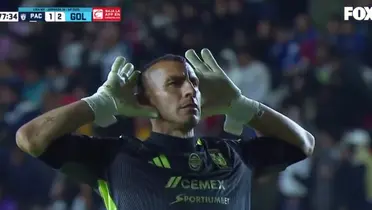 Nahuel celebrando. Captura de FOX
