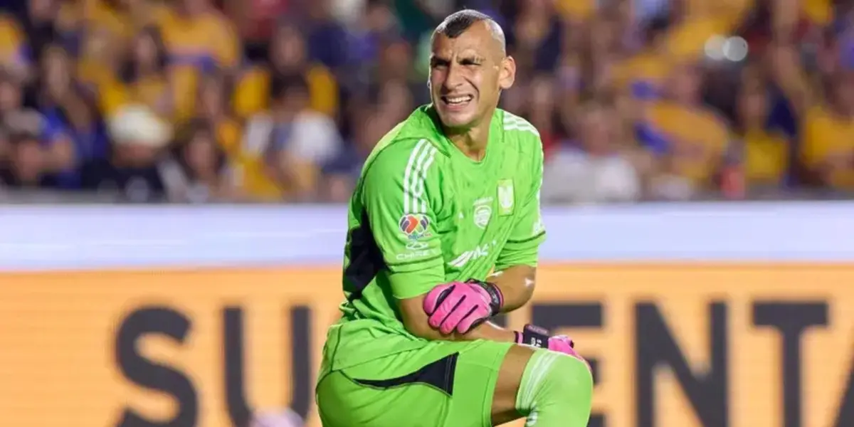 Nahuel en partido con Tigres. Foto: Excélsior