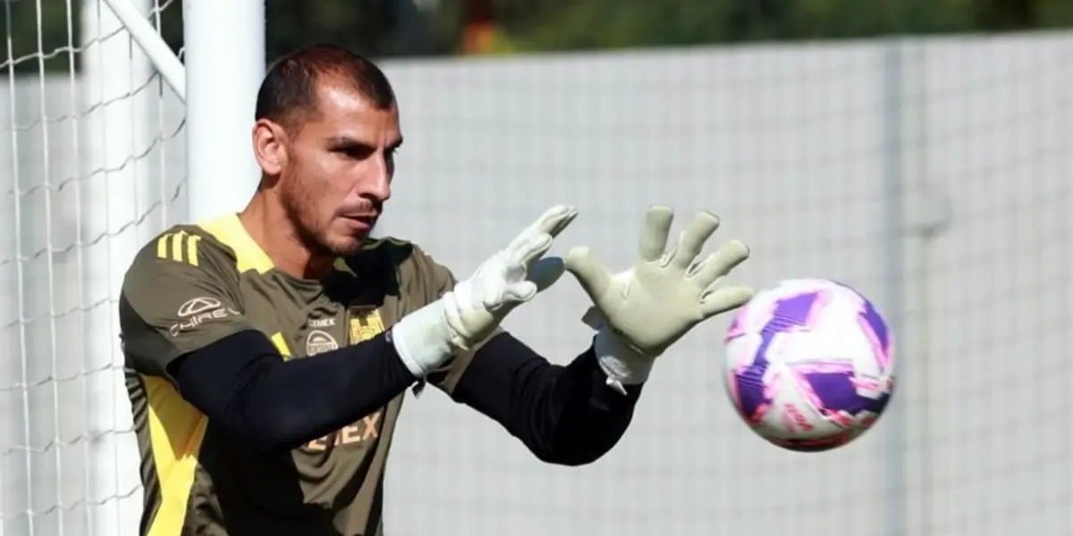 Nahuel Guzmán en entrenamiento. Foto: Cancha