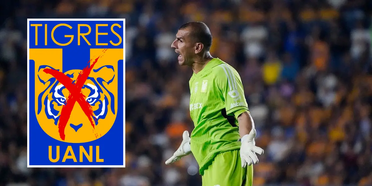 Nahuel Guzmán vs Rayados. Foto: Fútbol Total