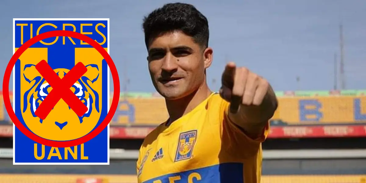 Nico Ibáñez en presentación con Tigres. Foto: Milenio