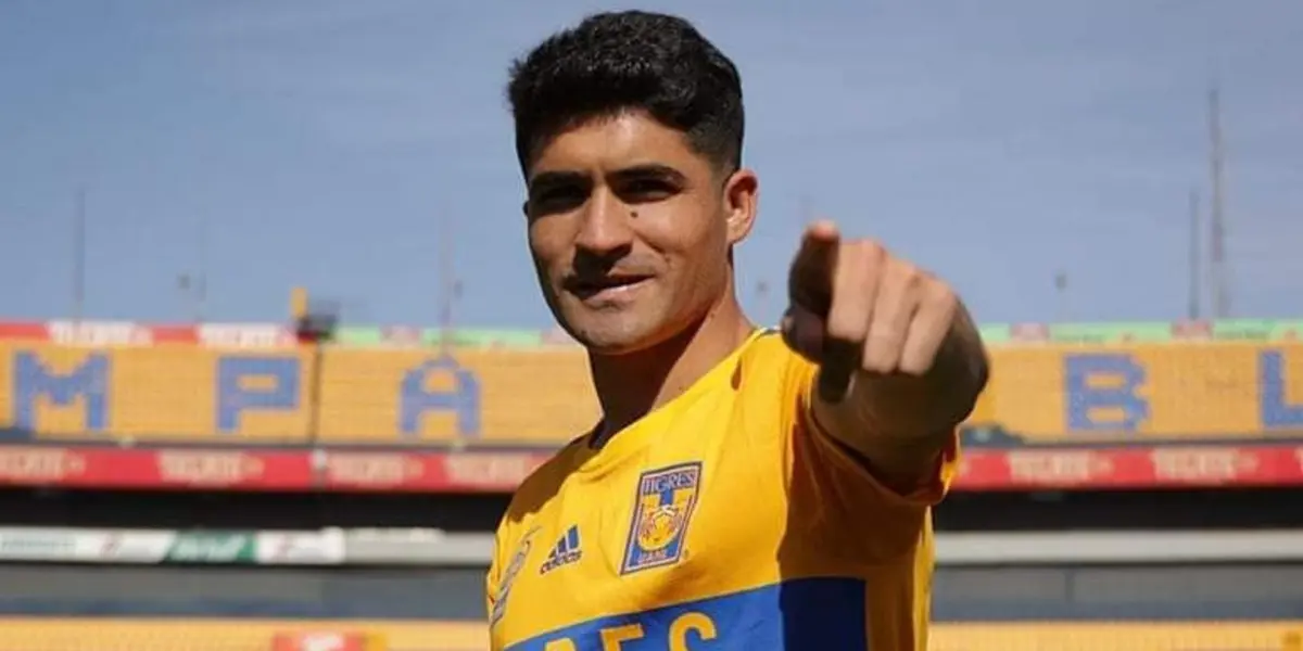 Nicolás Ibáñez en presentación. Foto: Tigres