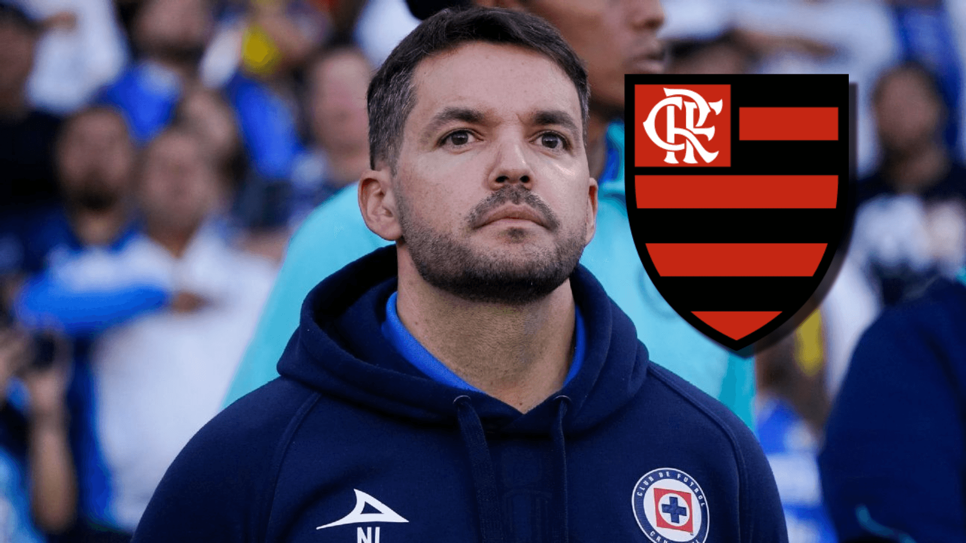 Nicolás Larcamón-Flamengo-Cruz Azul / Foto: Récord