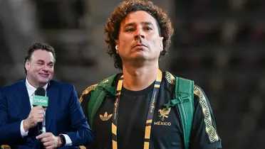 Ochoa en llega a partido. Foto: Guillermo Ochoa en Facebook