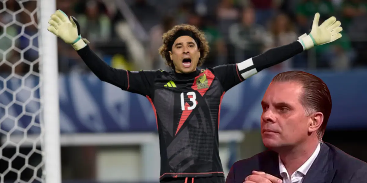 Ochoa en partido con el Tri. Foto: Récord