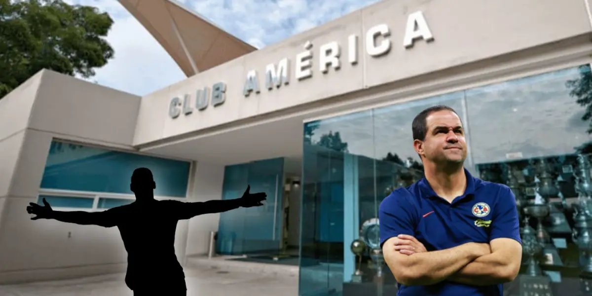 Oficinas del América, Jardine de brazos cruzados y jugador celebrando/ Foto Sports illustrated.