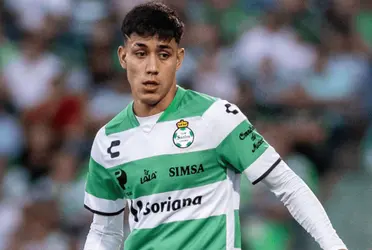 Omar Campos fue uno de los destacados de Santos Laguna