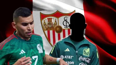 Orbelín Pineda junto a futbolista incógnito del Tri / FOTO MEDIOTIEMPO