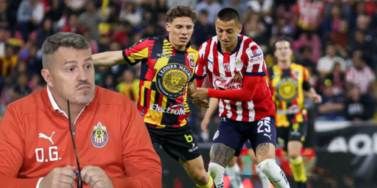 Òscar García Junyent en el Chivas vs Leones Negros / FOTO X