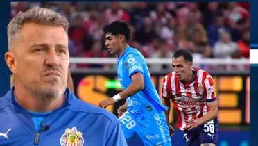 Òscar García Junyent en el Chivas vs Pachuca / FOTO X