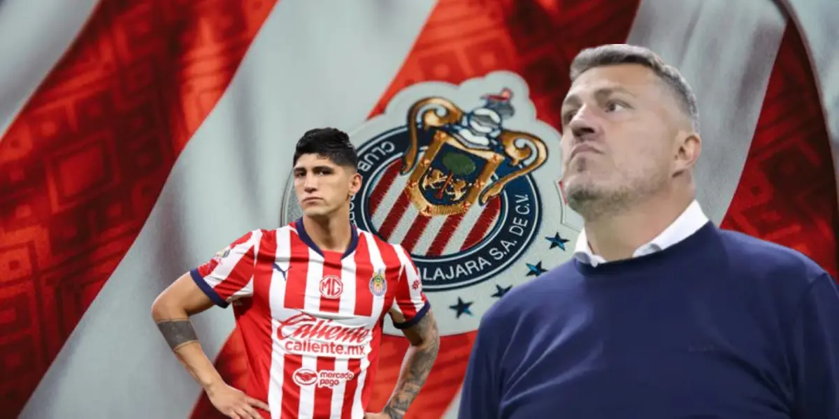 Òscar García Junyent junto a Alan Pulido / FOTO GETTY IMAGES