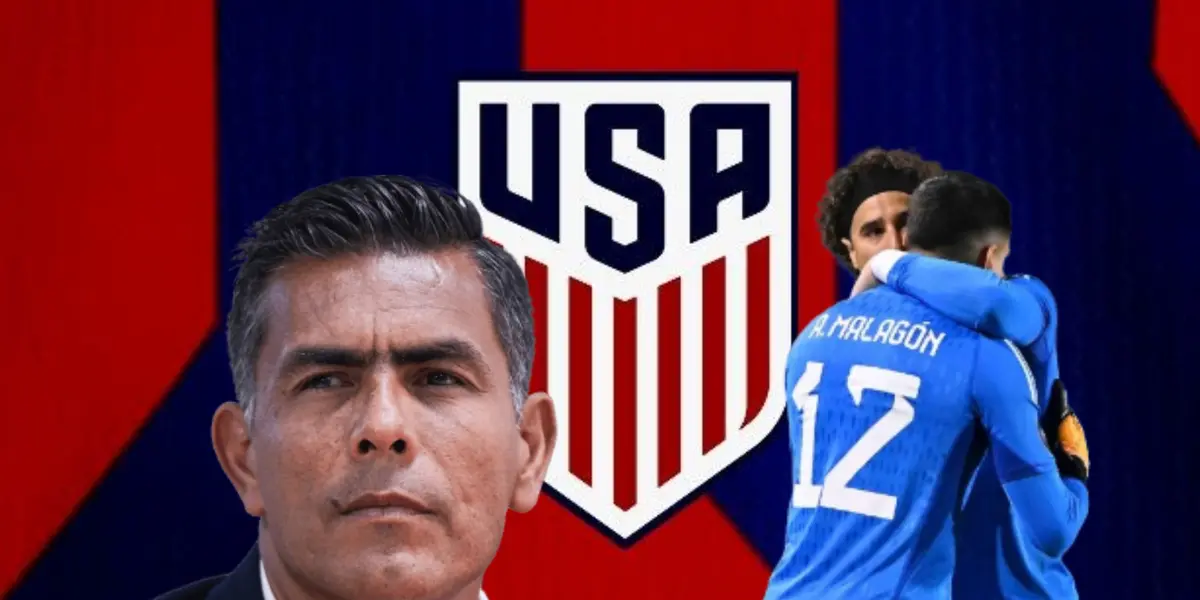 Oswaldo Sánchez a su lado Guillermo Ochoa y Luis Malagón abrazados/Foto Soy Fútbol.
