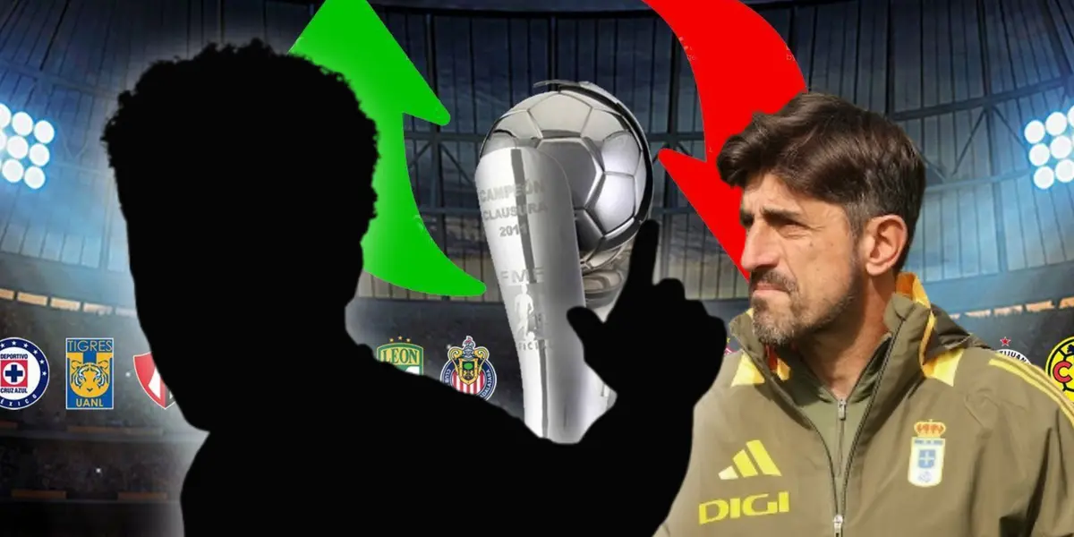 Oussama Idrissi en forma de sombra y Veljko Paunovic/Foto Infobae.