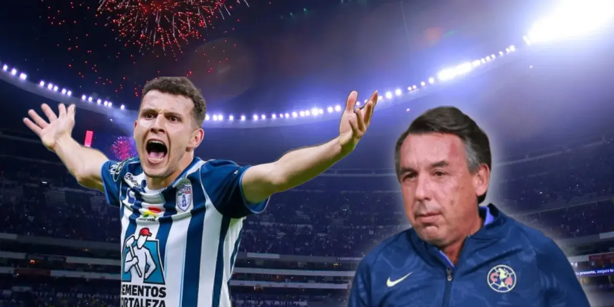 Oussama Idrissi reclamando y Emilio Azcárraga/ Foto Debate.