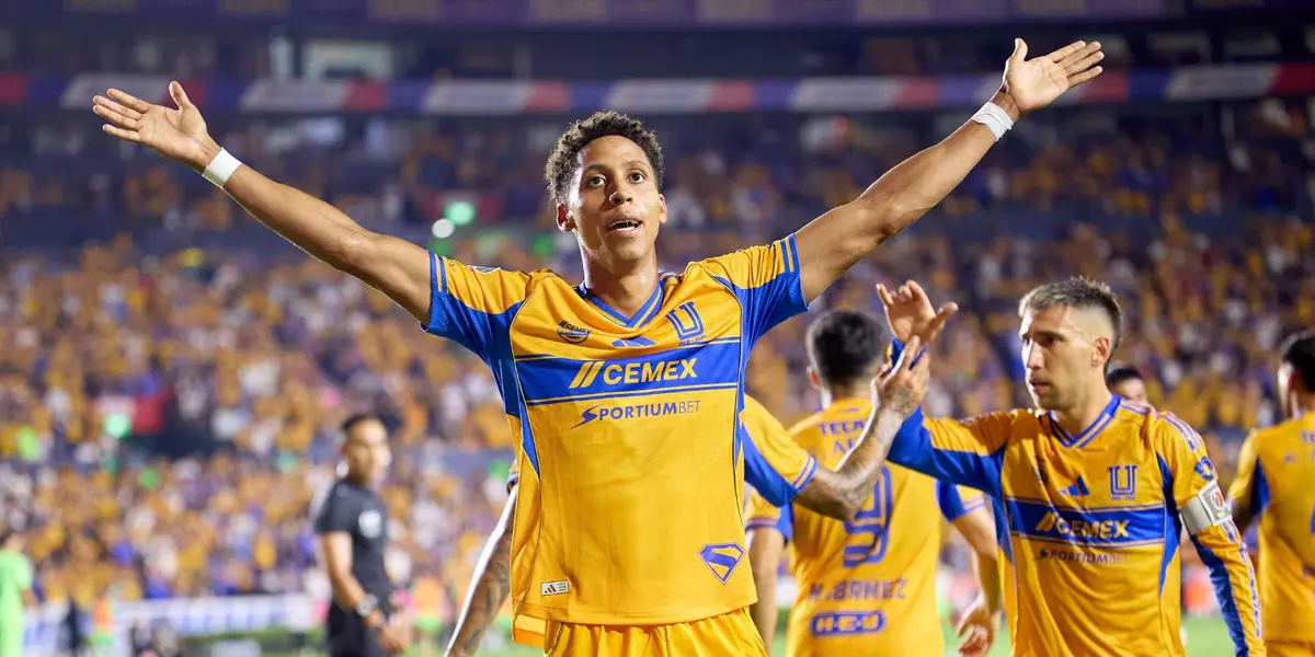 Ozziel celebrando. Foto: Tigres