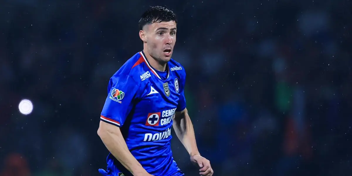 Paradela en partido. Foto: Cruz Azul