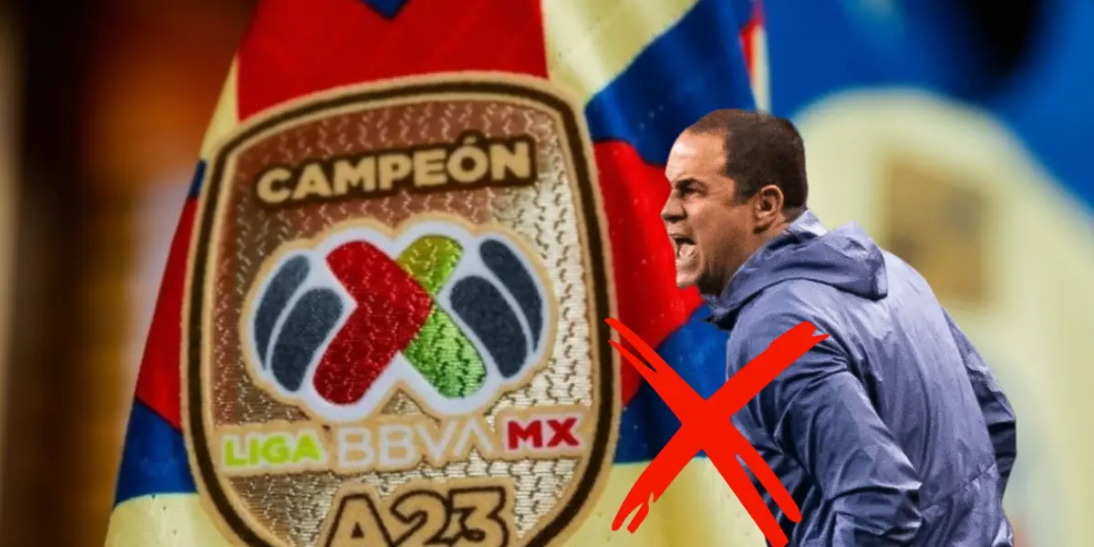 Parche del América y André Jardine gritando/Foto Récord.