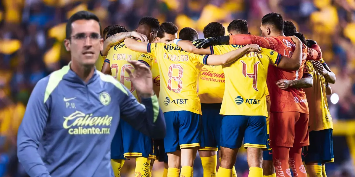 Paulo Víctor y jugadores del América/ Foto Mexsport.