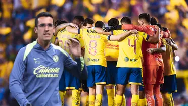 Paulo Víctor y jugadores del América/ Foto Mexsport.