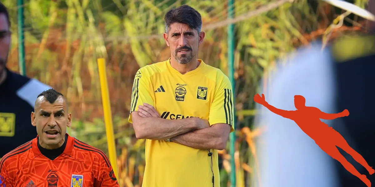 Paunoviç en entrenamiento con Tigres. Foto: Azteca Deportes