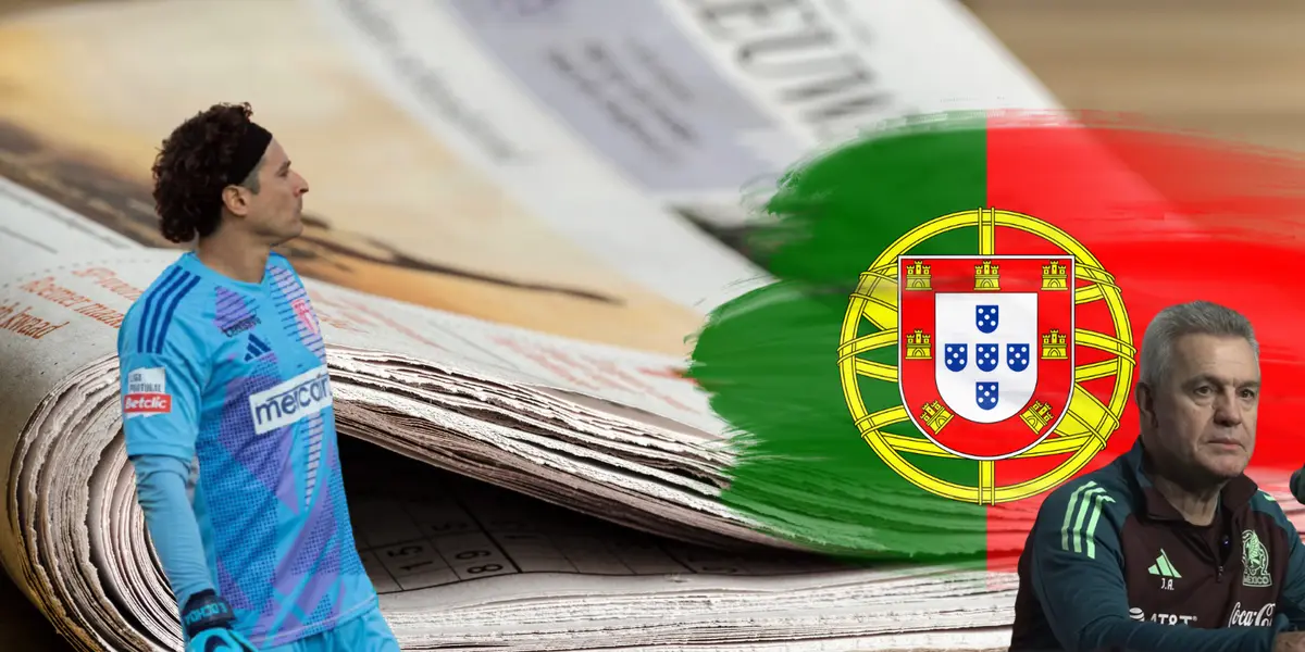 Periódico tomado de Canva, con Ochoa y Aguirre al frente