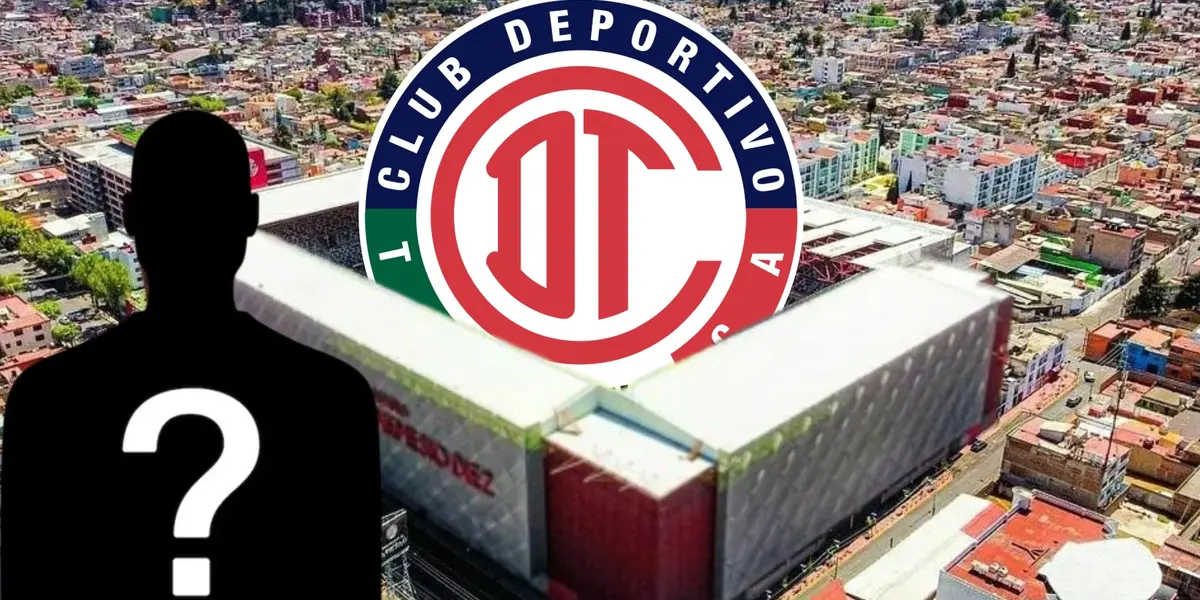 Personaje incógnito junto al Estadio Nemesio Diez / FOTO FACEBOOK